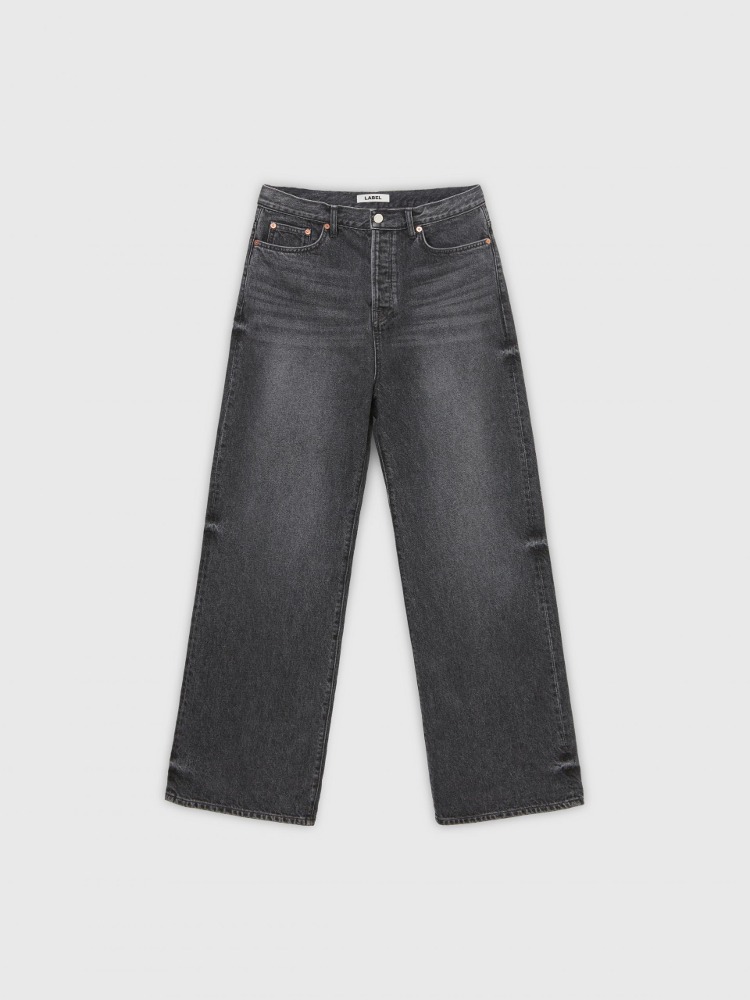 Wide Fit Winter Jeans Washed Grey